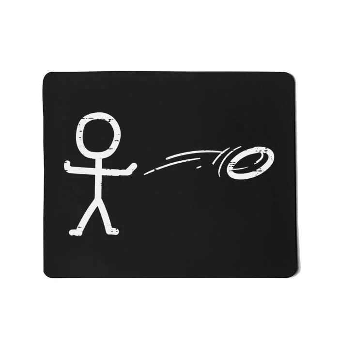 Frisbee Golf Id rather be playing Disc Golf Mousepad