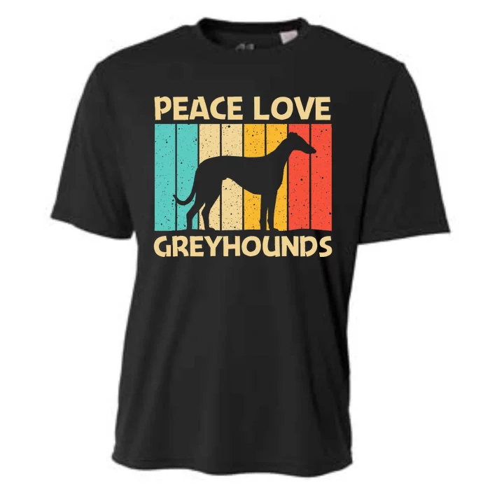 Funny Greyhound Italian Greyhound Rescue Dog Cooling Performance Crew T-Shirt