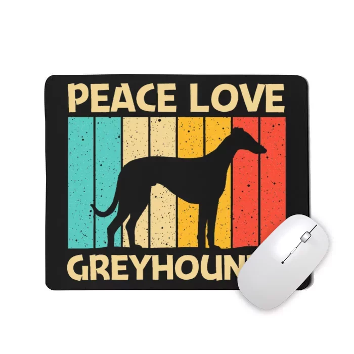 Funny Greyhound Italian Greyhound Rescue Dog Mousepad