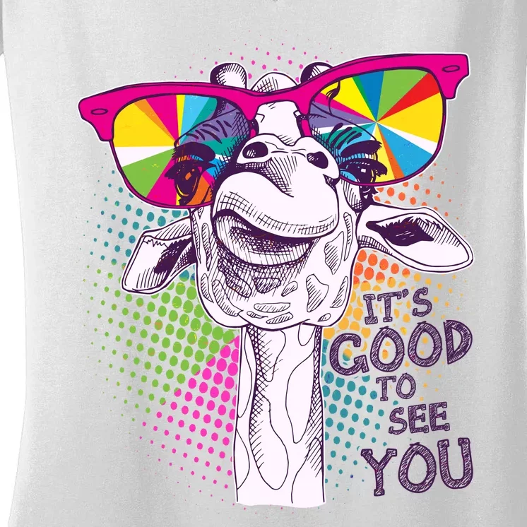 Cool giraffe with sunglasses - what's up?' Women's T-Shirt