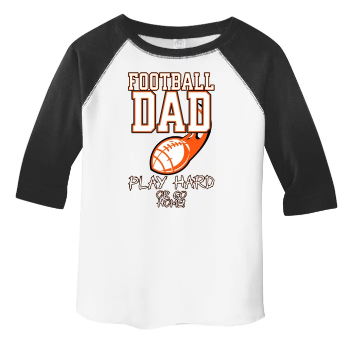 Funny Gift Idea Football FatherS Day Best Dad Stadium Gift Toddler Fine Jersey T-Shirt