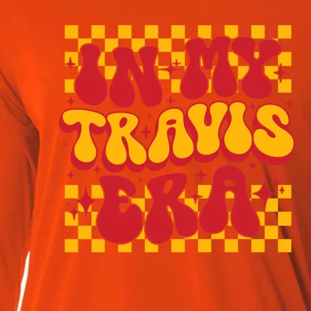 Funny Groovy In My Travis Era Cooling Performance Long Sleeve Crew