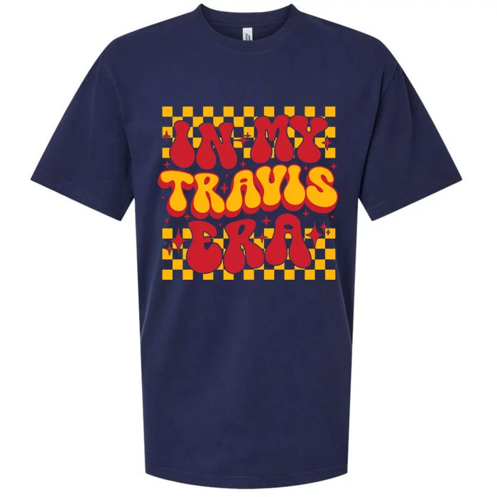 Funny Groovy In My Travis Era Sueded Cloud Jersey T-Shirt