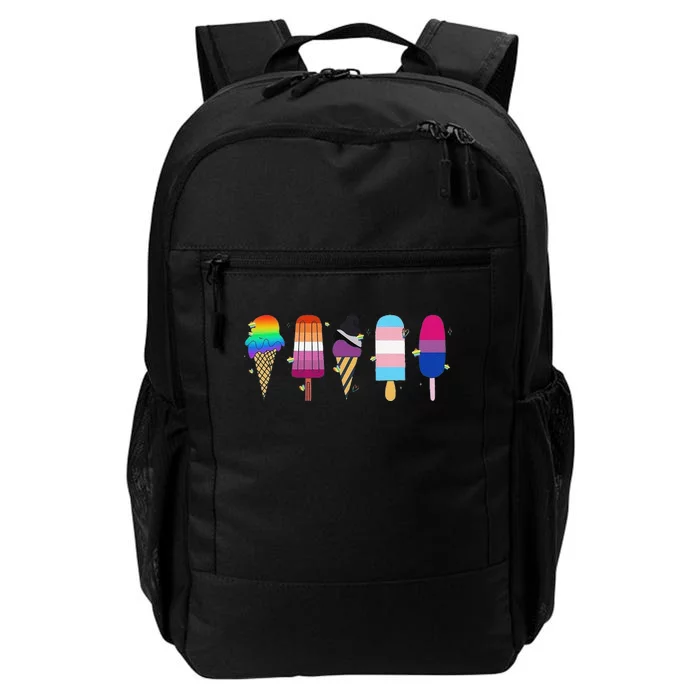 Funny Gay Ice Cream Pride Lgbt Gift Daily Commute Backpack