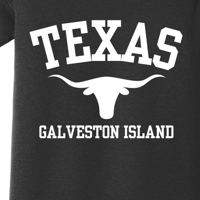 Funny Galveston Island Texas Baby Bodysuit