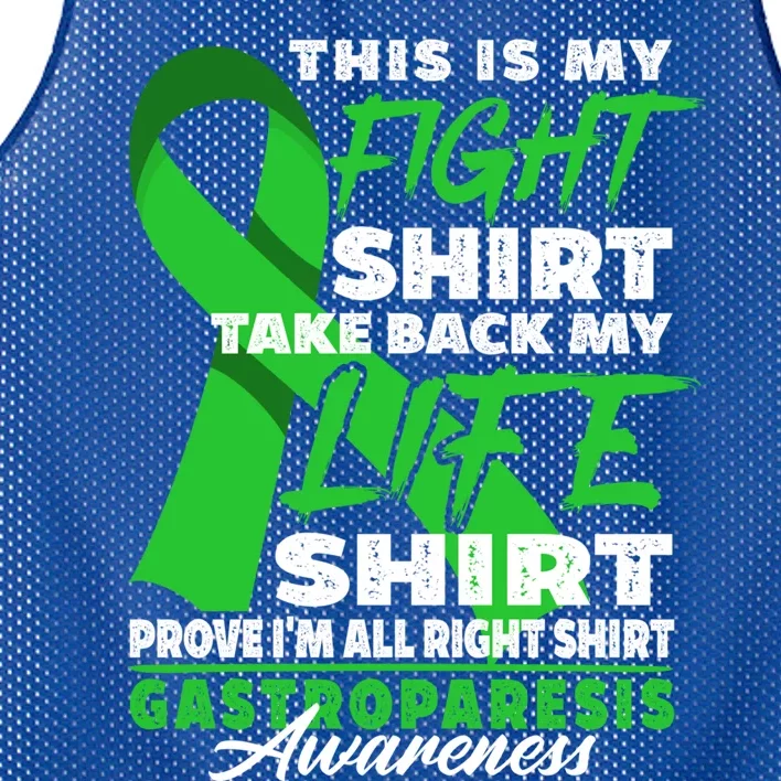 Fighfunny Gift I Digestive Tract Paralysis I Gastroparesis Gift Mesh Reversible Basketball Jersey Tank