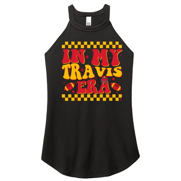 Funny Groovy In My Travis Era Women’s Perfect Tri Rocker Tank