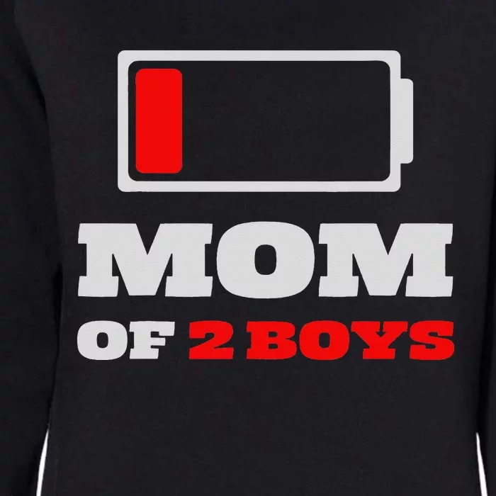 Funny Gift Ideas For Mother's Day Mom Of 2 Boys Womens California Wash Sweatshirt