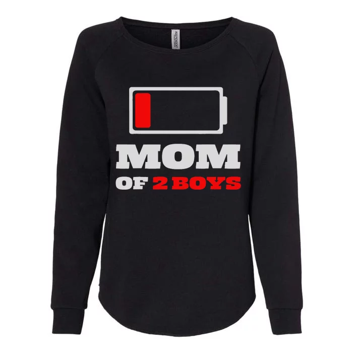 Funny Gift Ideas For Mother's Day Mom Of 2 Boys Womens California Wash Sweatshirt