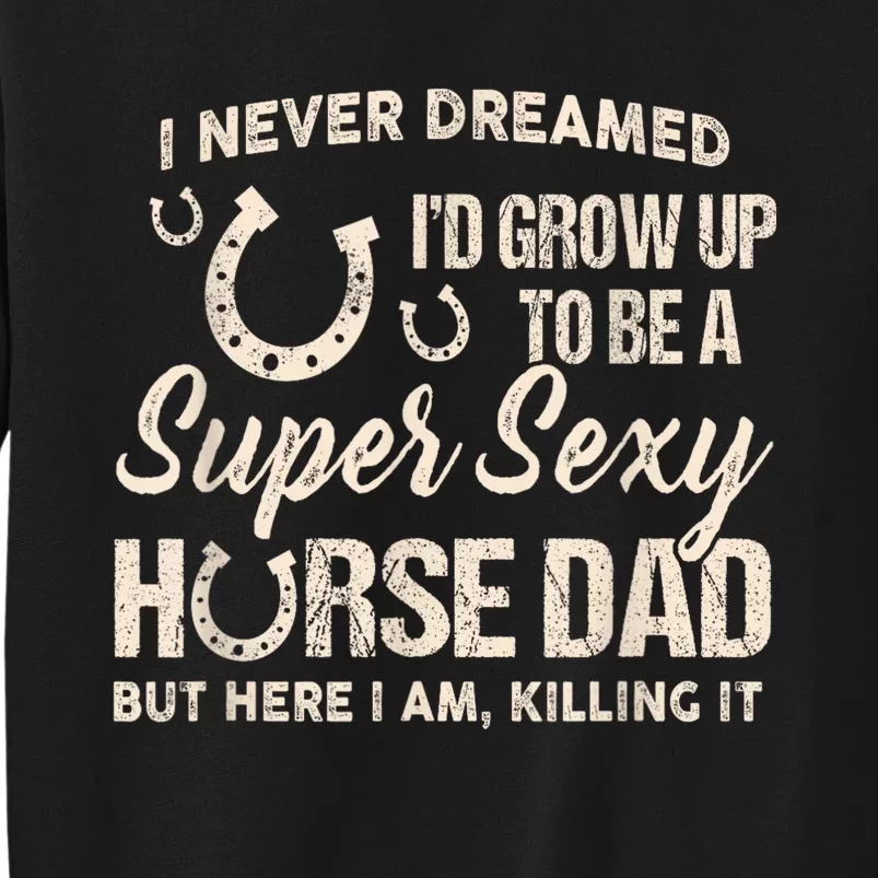 Funny Gift I Never Dreamed I’d Grow Up To Be A Supper Sexy Horse Dad Sweatshirt