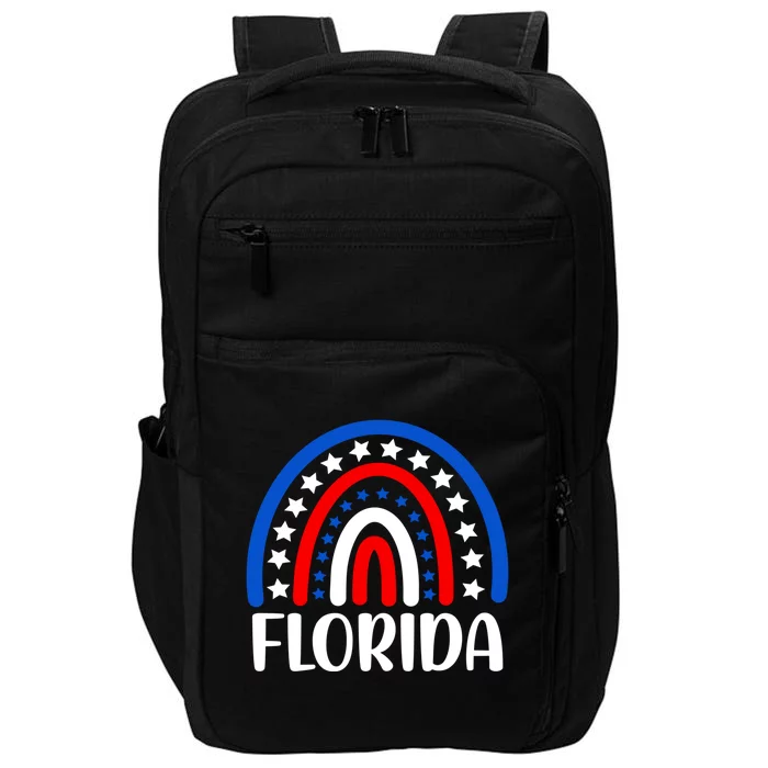 Florida Gift I Love Florida Usa Gift Impact Tech Backpack