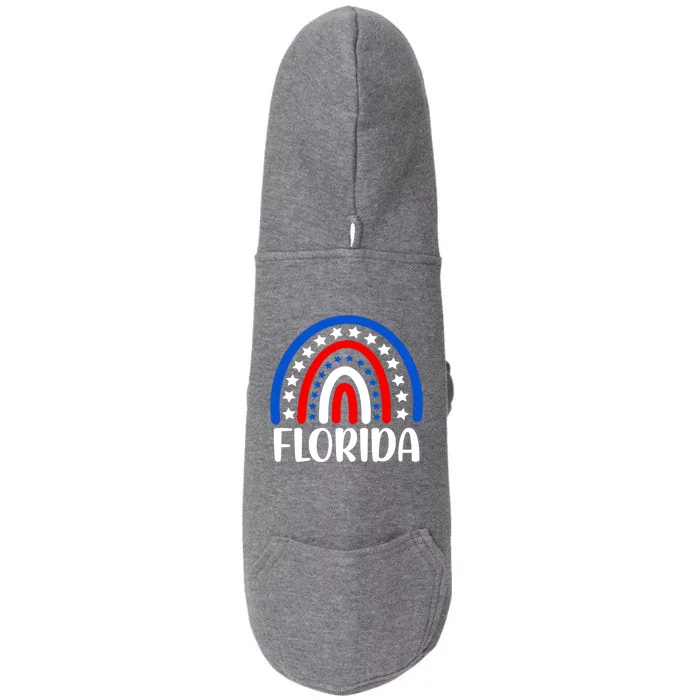 Florida Gift I Love Florida Usa Gift Doggie 3-End Fleece Hoodie