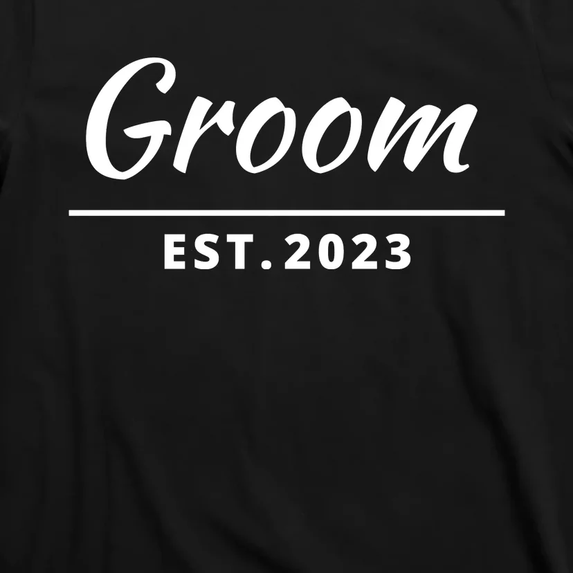 Funny Groom, Just Married Couples Set Tee, Groom Tee T-Shirt