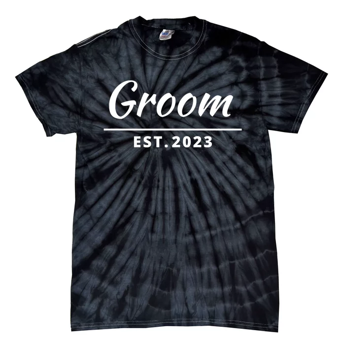 Funny Groom, Just Married Couples Set Tee, Groom Tee Tie-Dye T-Shirt