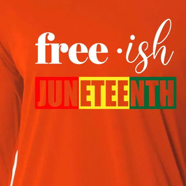 Freemeaningful Giftish Juneteenth Black History American June 19th 1965 Gift Cooling Performance Long Sleeve Crew