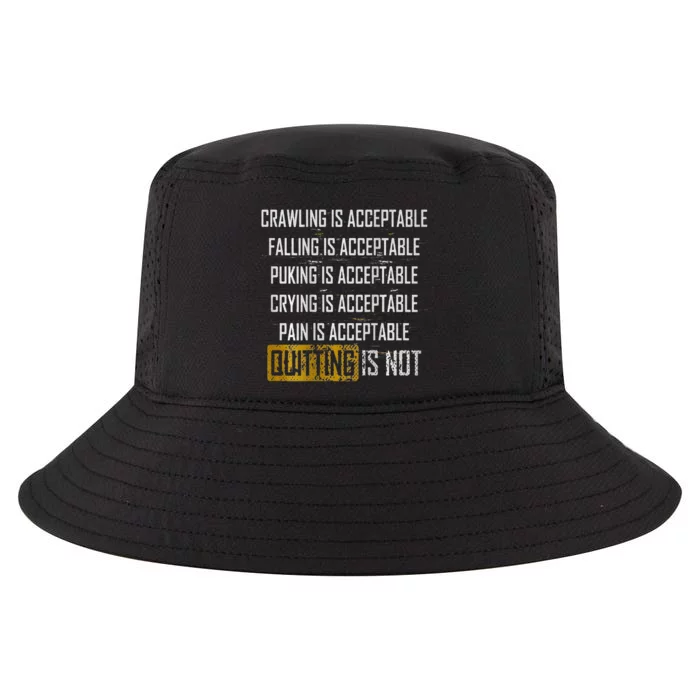 Fitness Gym Keep Moving Forward Cool Comfort Performance Bucket Hat