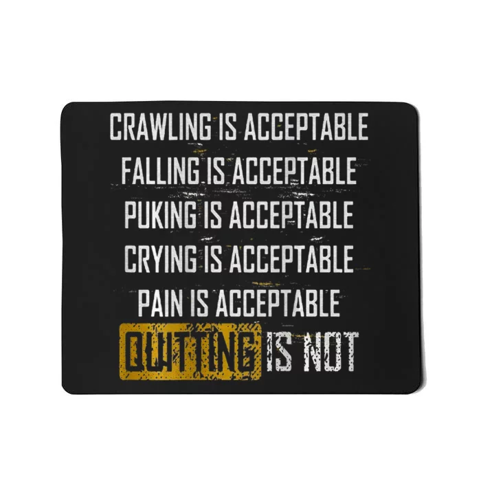 Fitness Gym Keep Moving Forward Mousepad