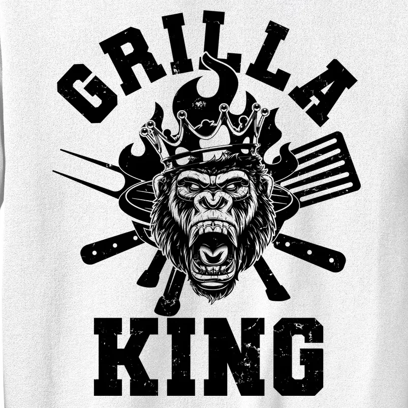 Funny Grilla King Gorilla King Of The Grill Sweatshirt