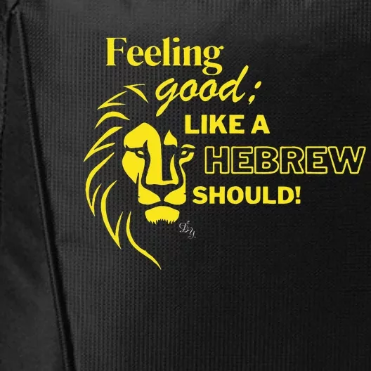 Feeling Good Like A Hebrew Should Lion Yeshua City Backpack