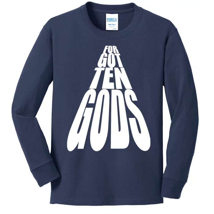 Forgotten Gods Logo Kids Long Sleeve Shirt