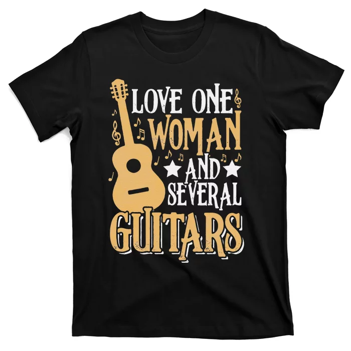 Funny Guitar Lovers Guitarist Musician Band Playing Artist T-Shirt