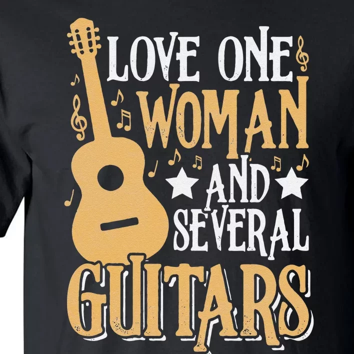 Funny Guitar Lovers Guitarist Musician Band Playing Artist Tall T-Shirt