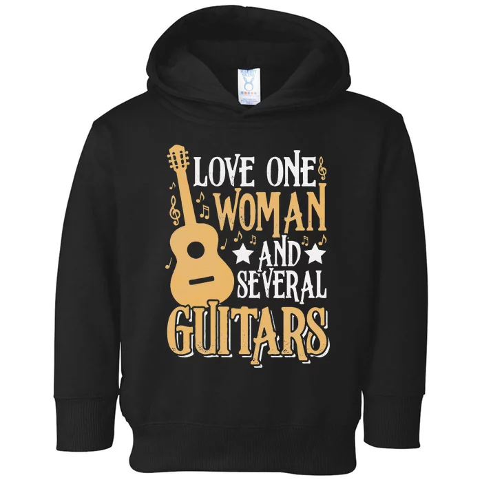 Funny Guitar Lovers Guitarist Musician Band Playing Artist Toddler Hoodie