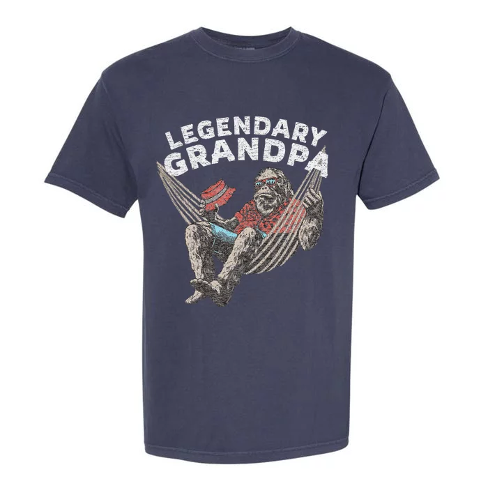 Funny Grandpa Legendary Saying Garment-Dyed Heavyweight T-Shirt