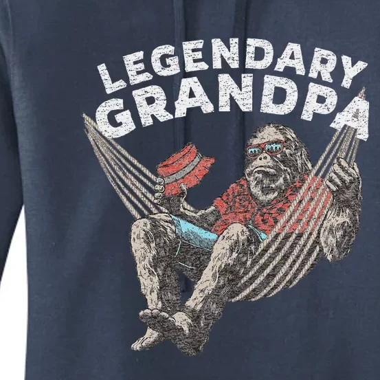 Funny Grandpa Legendary Saying Women's Pullover Hoodie