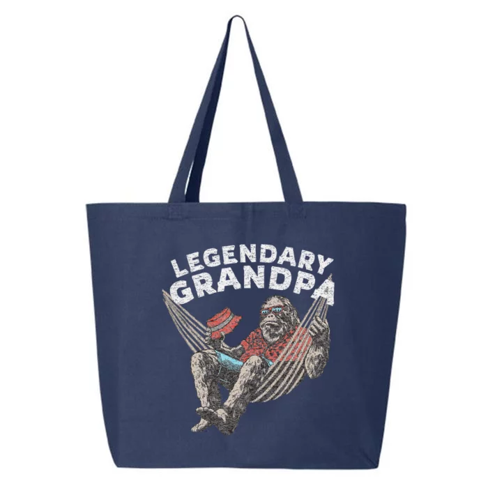 Funny Grandpa Legendary Saying 25L Jumbo Tote