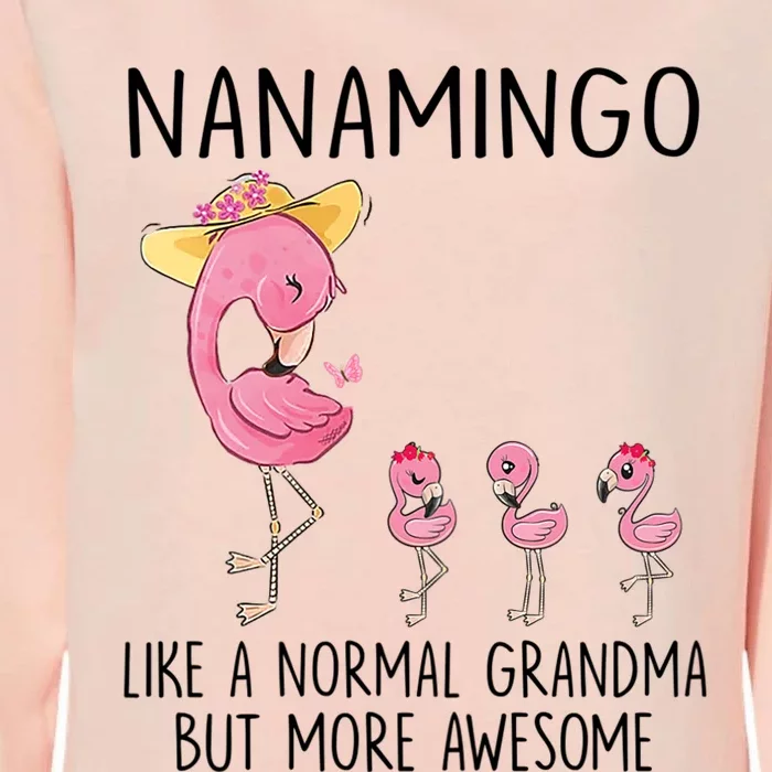 Flamingo Gigimingo Like A Normal Grandma Mothers Day Gifts Womens California Wash Sweatshirt