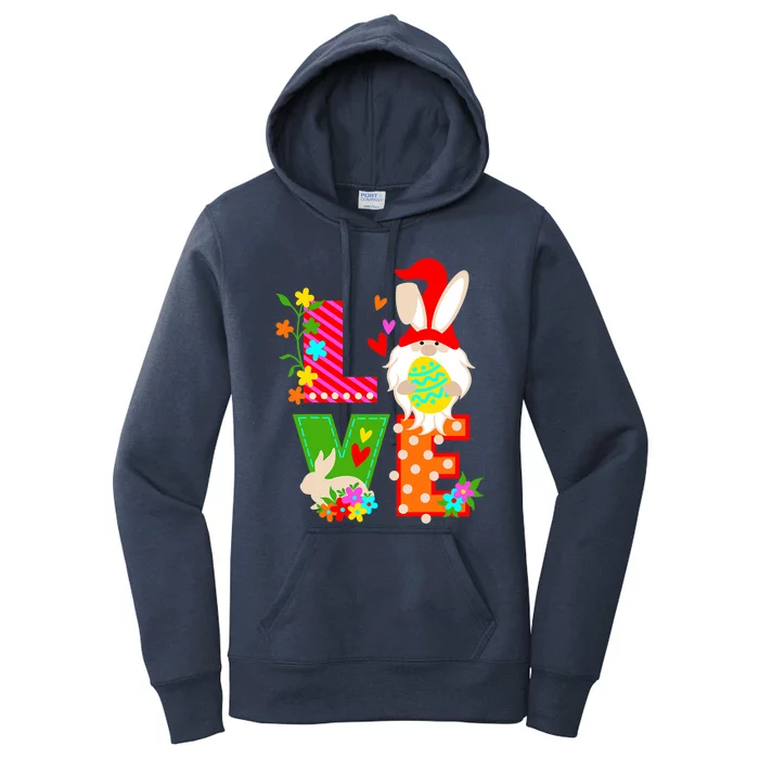 Funny Gonmes Love Eggs Bunny Happy Easter Day Gift Women's Pullover Hoodie