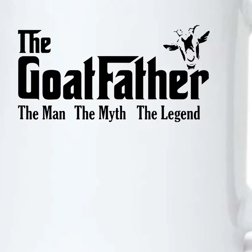 Funny Goat Lover Gifts For Dads And Men The Goat Father Black Color Changing Mug