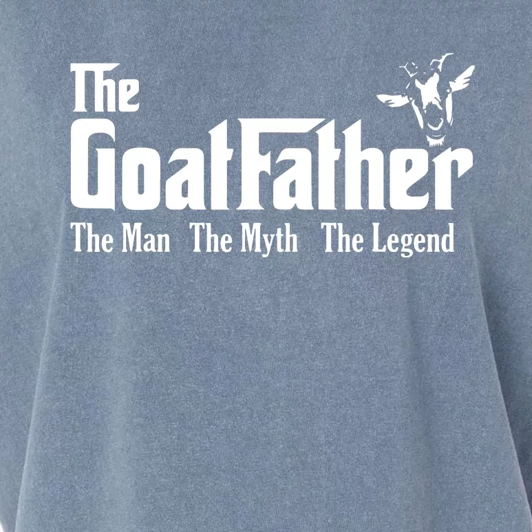 Funny Goat Lover Gifts For Dads And Men The Goat Father Garment-Dyed Women's Muscle Tee