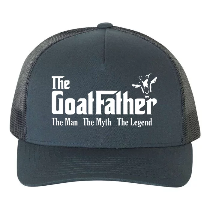 Funny Goat Lover Gifts For Dads And Men The Goat Father Yupoong Adult 5-Panel Trucker Hat