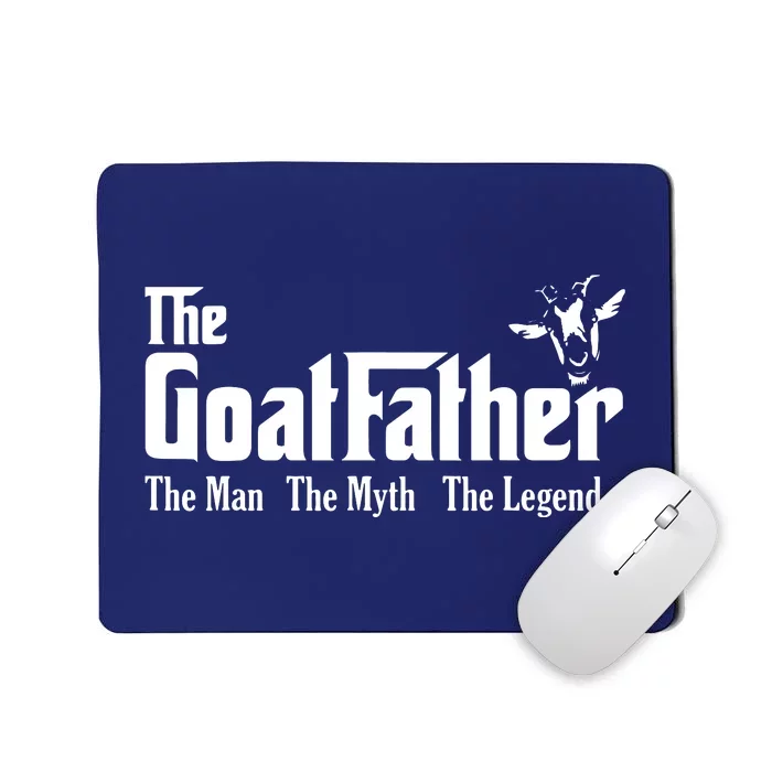 Funny Goat Lover Gifts For Dads And Men The Goat Father Mousepad