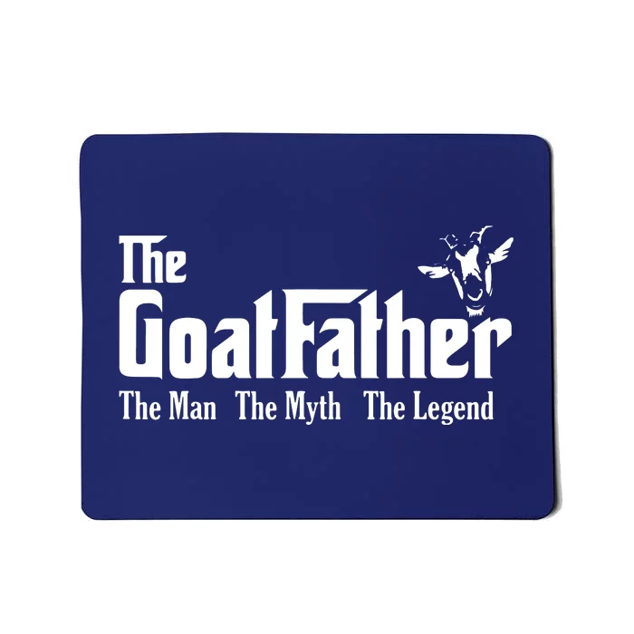 Funny Goat Lover Gifts For Dads And Men The Goat Father Mousepad