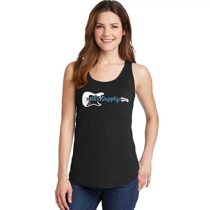 Funny Guitar Lover Air Supply Ladies Essential Tank