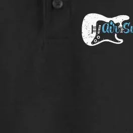 Funny Guitar Lover Air Supply Dry Zone Grid Performance Polo