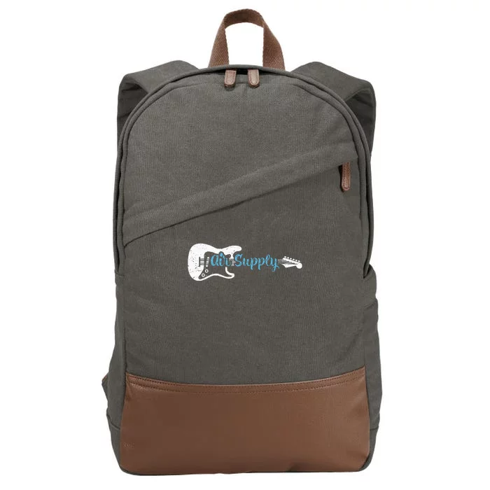 Funny Guitar Lover Air Supply Cotton Canvas Backpack