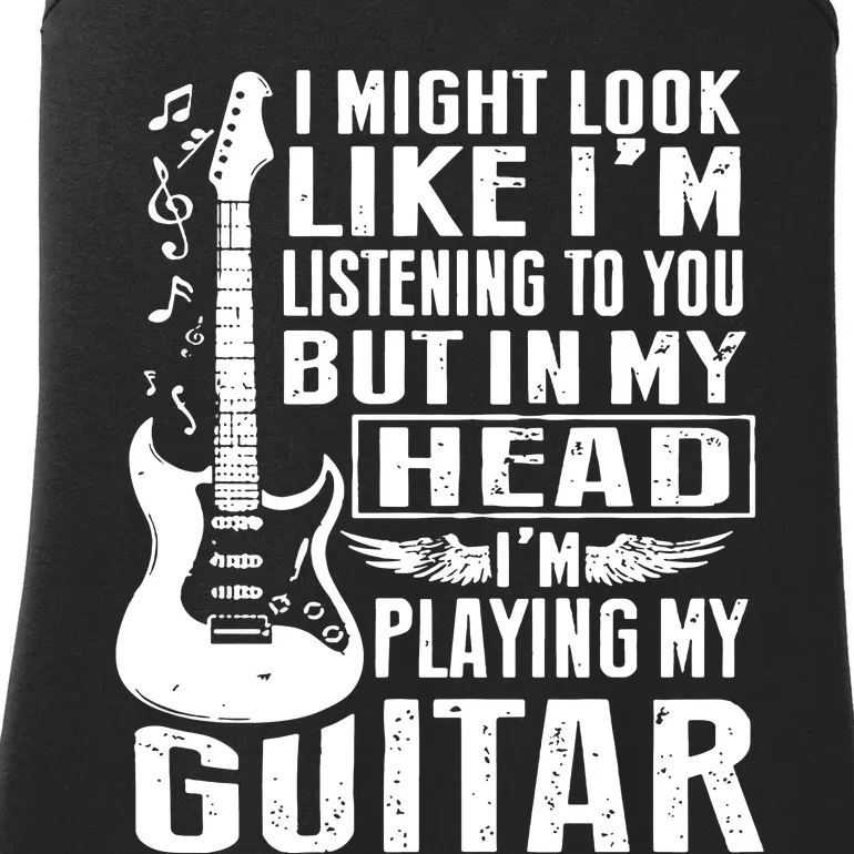 Funny Guitar Lover Ladies Essential Tank