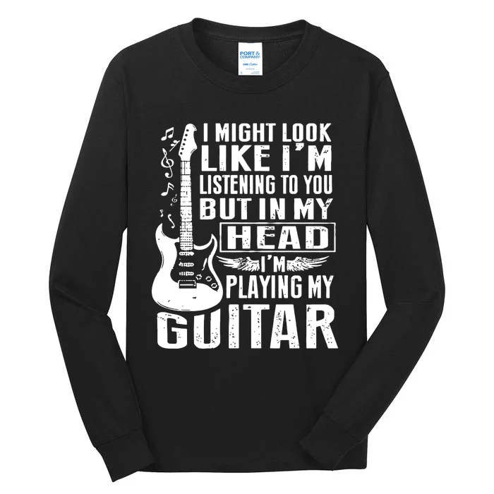 Funny Guitar Lover Tall Long Sleeve T-Shirt