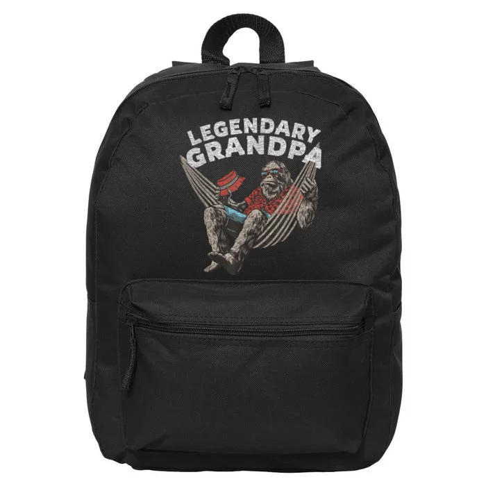 Funny Grandpa Legendary Saying 16 in Basic Backpack