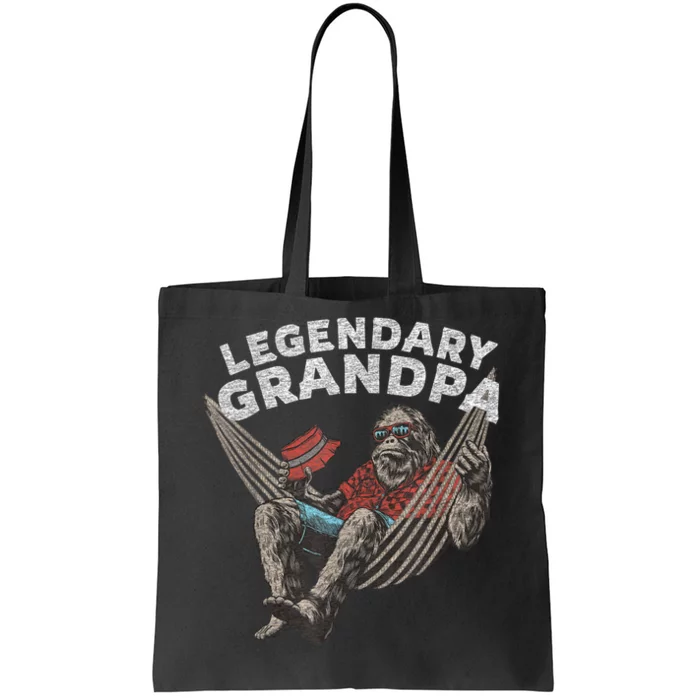 Funny Grandpa Legendary Saying Tote Bag