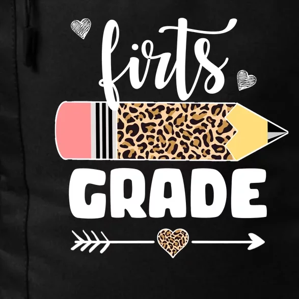 First Grade Leopard Pencil 1st Grader Students Teachers Daily Commute Backpack