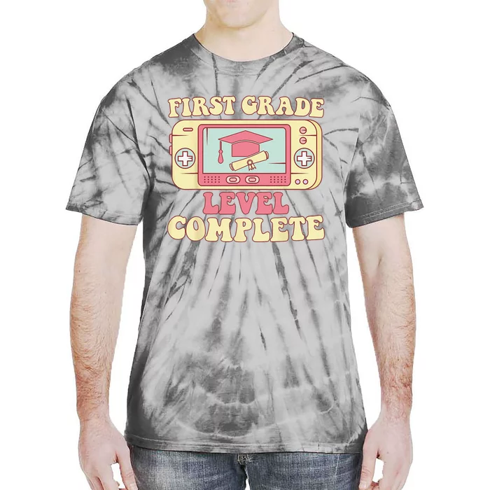 first Grade Level Complete Graduation Student Video games Tie-Dye T-Shirt