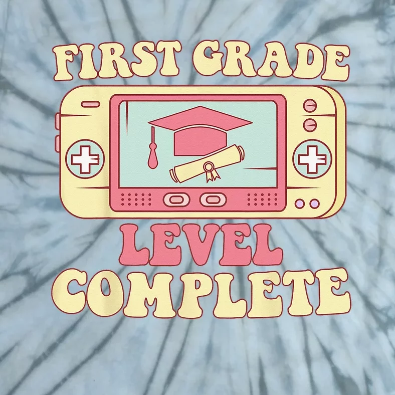 first Grade Level Complete Graduation Student Video games Tie-Dye T-Shirt