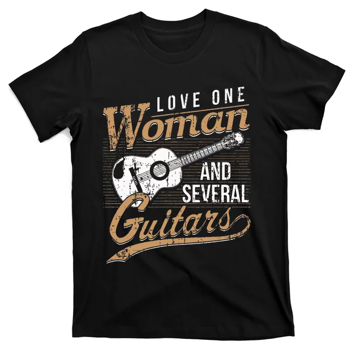 Funny Guitar Lovers Guitarist Musician Band Playing Gifts T-Shirt