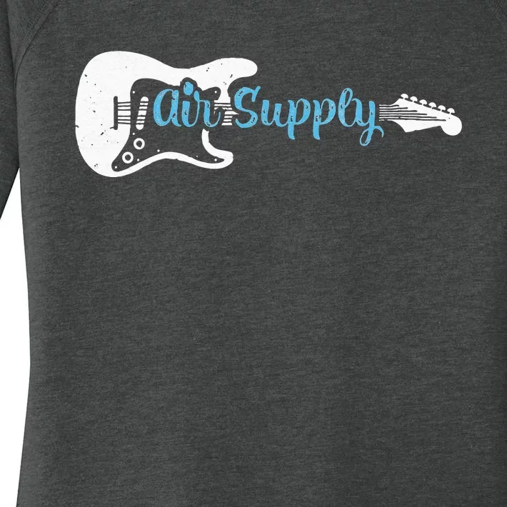 Funny Guitar Lover Air Supply Women's Perfect Tri Tunic Long Sleeve Shirt