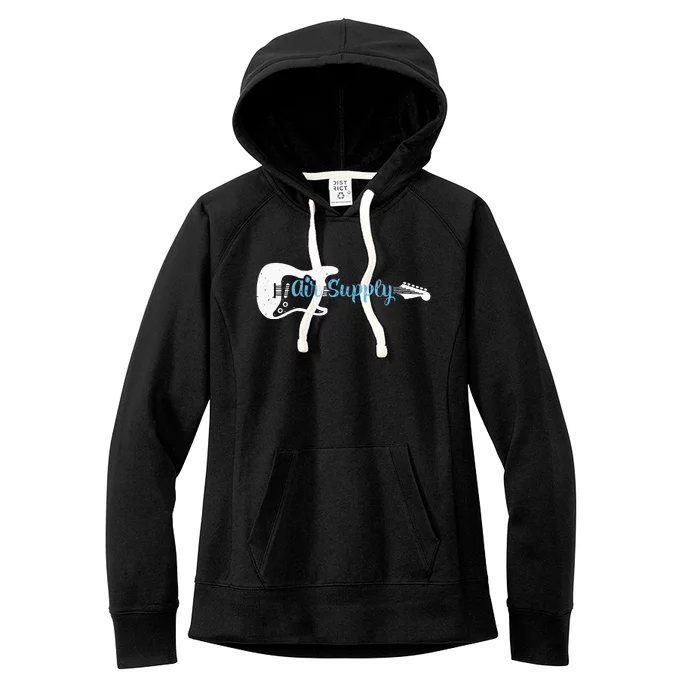 Funny Guitar Lover Air Supply Women's Fleece Hoodie